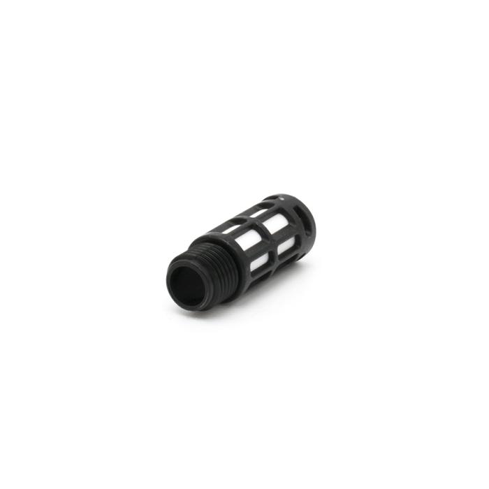 Пневмоглушитель выхлопа пластиковый PSU 02 black (R1/4")