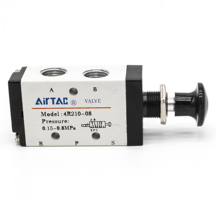 4R210-08 Пневмораспределитель AIRTAC с ручным управлением