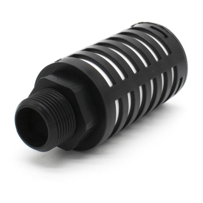 Пневмоглушитель выхлопа пластиковый PSU 06 black (R3/4")