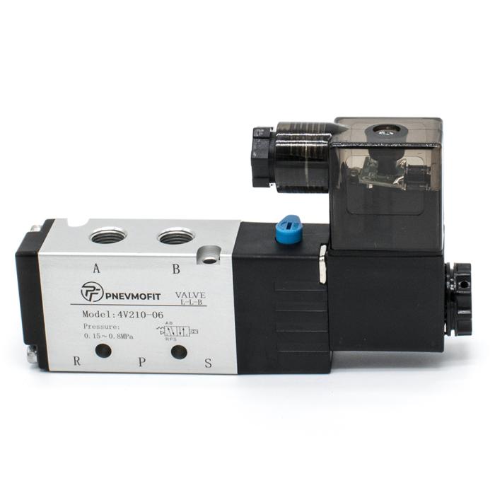 Пневмораспределитель 4V210-06 DC24V