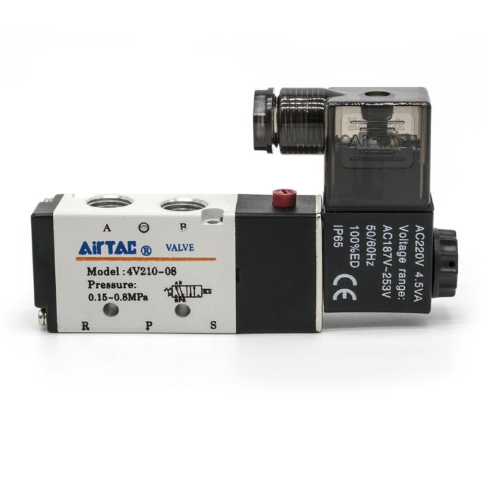 4V21008A AC220V Пневмораспределитель электромагнитный AIRTAC