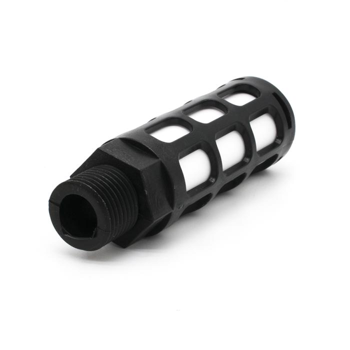 Пневмоглушитель выхлопа пластиковый PSU 04 black (R1/2")