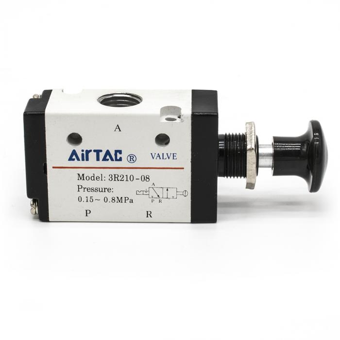 3R210-08 Пневмораспределитель AIRTAC с ручным управлением