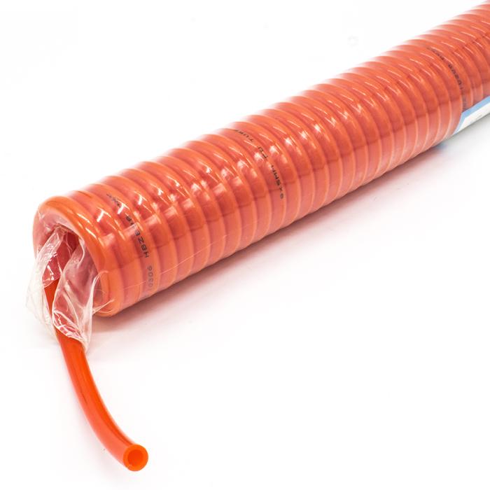 Пневмотрубка (спираль) PU TUBE 8*5*10M Orange