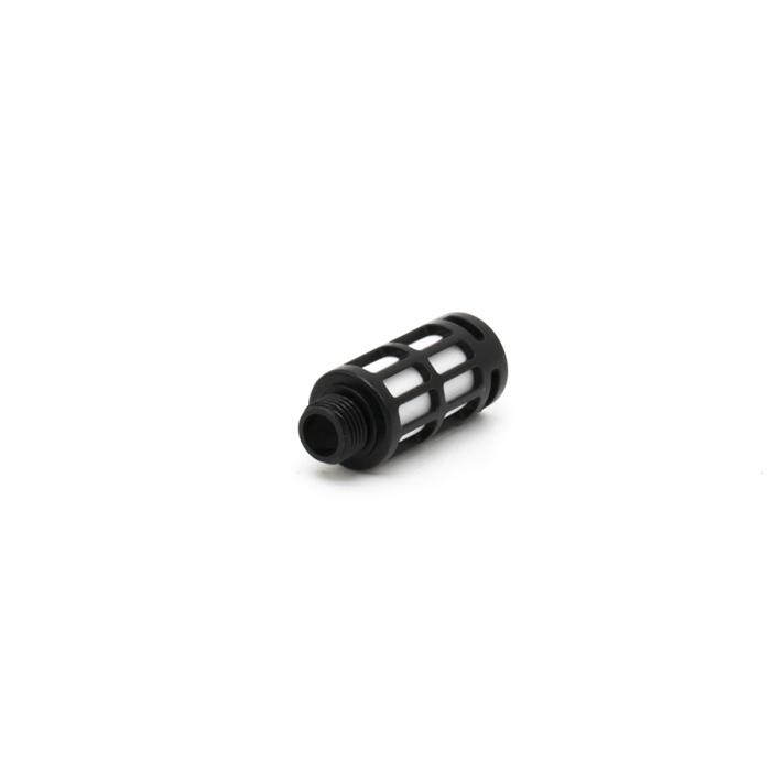 Пневмоглушитель выхлопа пластиковый PSU 01 black (R1/8")