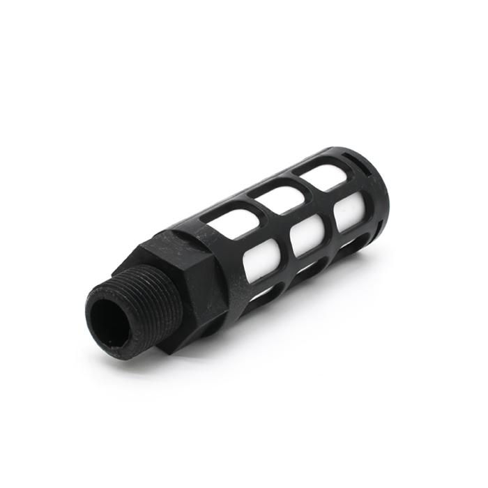 Пневмоглушитель выхлопа пластиковый PSU 03 black (R3/8")