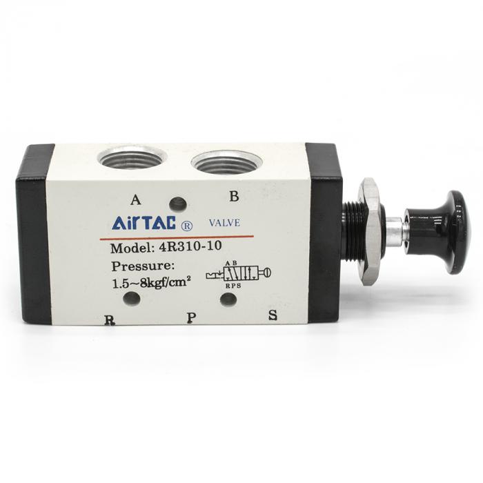 4R310-10 Пневмораспределитель AIRTAC с ручным управлением