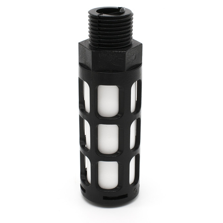 Пневмоглушитель выхлопа пластиковый PSU 04 black (R1/2")