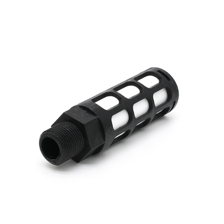Пневмоглушитель выхлопа пластиковый PSU 03 black (R3/8")