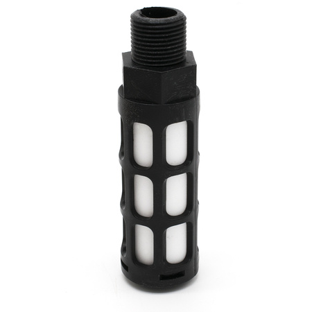 Пневмоглушитель выхлопа пластиковый PSU 03 black (R3/8")