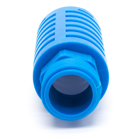 Пневмоглушитель выхлопа пластиковый PSU 10 blue (R1")