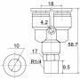 Фитинг Y-образный PX 10-02