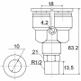 Фитинг Y-образный PX 10-04