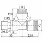 Фитинг Т-образный PD 08-03