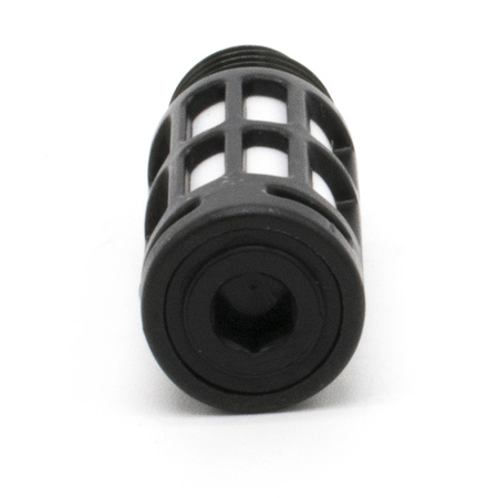 Пневмоглушитель выхлопа пластиковый PSU 02 black (R1/4")