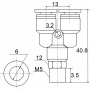 Фитинг Y-образный PX 06-M5