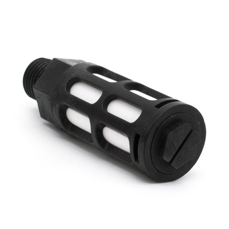 Пневмоглушитель выхлопа пластиковый PSU 02 big black (R1/4")