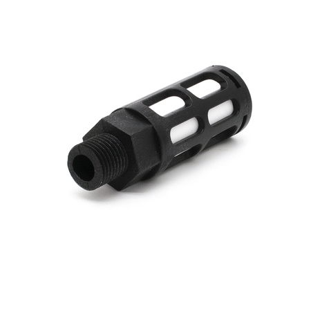 Пневмоглушитель выхлопа пластиковый PSU 02 big black (R1/4")