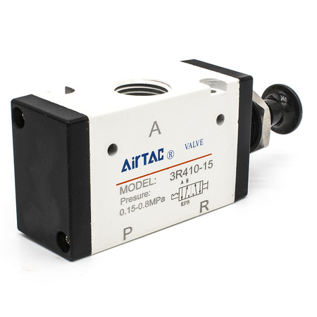 3R410-15 Пневмораспределитель AIRTAC с ручным управлением