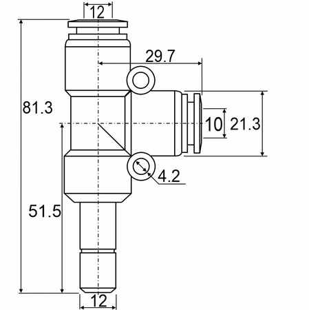 Фитинг PDJ 12-10