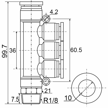 Фитинг PKD 10-01