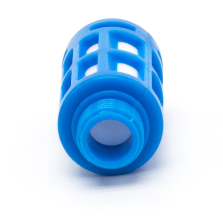 Пневмоглушитель выхлопа пластиковый PSU 01 blue (R1/8")