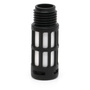 Пневмоглушитель выхлопа пластиковый PSU 02 black (R1/4")