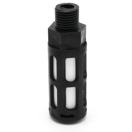 Пневмоглушитель выхлопа пластиковый PSU 02 big black (R1/4")