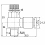 Фитинг с наружной резьбой ASC 12-03 (B)