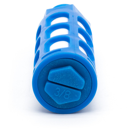 Пневмоглушитель выхлопа пластиковый PSU 03 blue (R3/8")