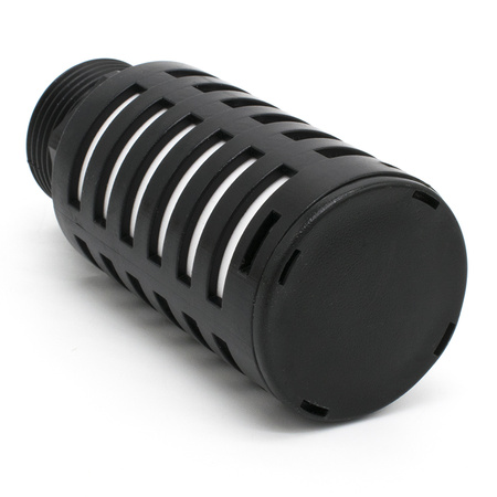 Пневмоглушитель выхлопа пластиковый PSU 10 black (R1")