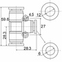 Фитинг Т-образный PEG 12-06