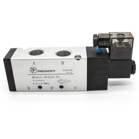 Пневмораспределитель 4V410-15 DC24V