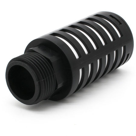 Пневмоглушитель выхлопа пластиковый PSU 10 black (R1")