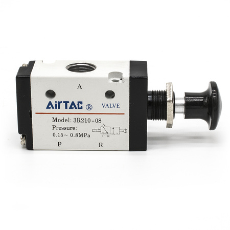 3R210-08 Пневмораспределитель AIRTAC с ручным управлением