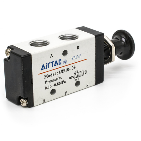 4R210-08 Пневмораспределитель AIRTAC с ручным управлением