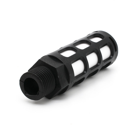 Пневмоглушитель выхлопа пластиковый PSU 04 black (R1/2")