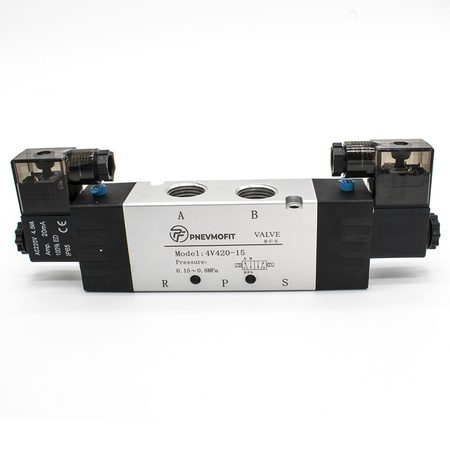 Пневмораспределитель 4V420-15 AC220V
