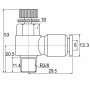 Фитинг с наружной резьбой ASC 06-03 (B)