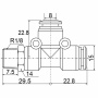Фитинг Т-образный PD 08-01
