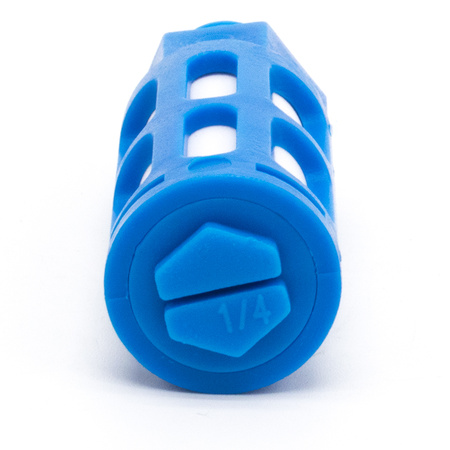 Пневмоглушитель выхлопа пластиковый PSU 02 big blue (R1/4")