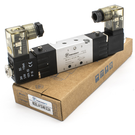 Пневмораспределитель 4V120-M5 DC24V