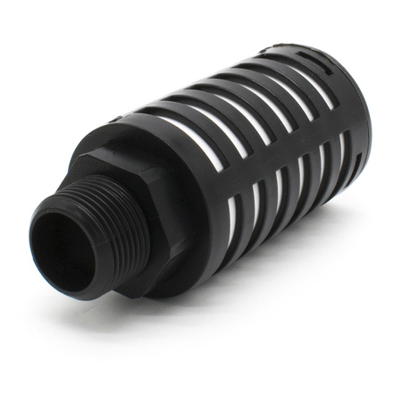 Пневмоглушитель выхлопа пластиковый PSU 06 black (R3/4")